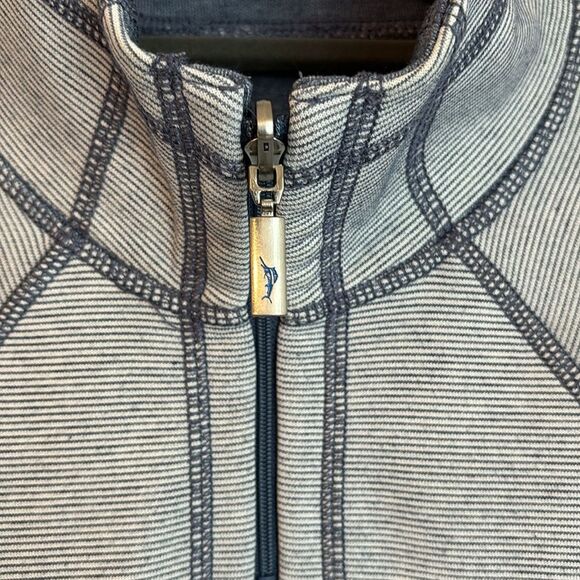 Tommy Bahama Women NFL Dallas Cowboys Reversible Onside Flip 1/2-Zip Jacket EUC - Picture 9 of 12